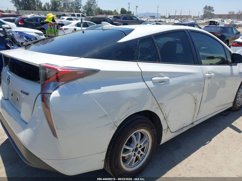 2016 Toyota Prius VIN JTDKBRFU8G3015517 IAAI salvage auction — SIDE, Salvage (California), sold $4,450 on 2026-07-10 (photo 6)