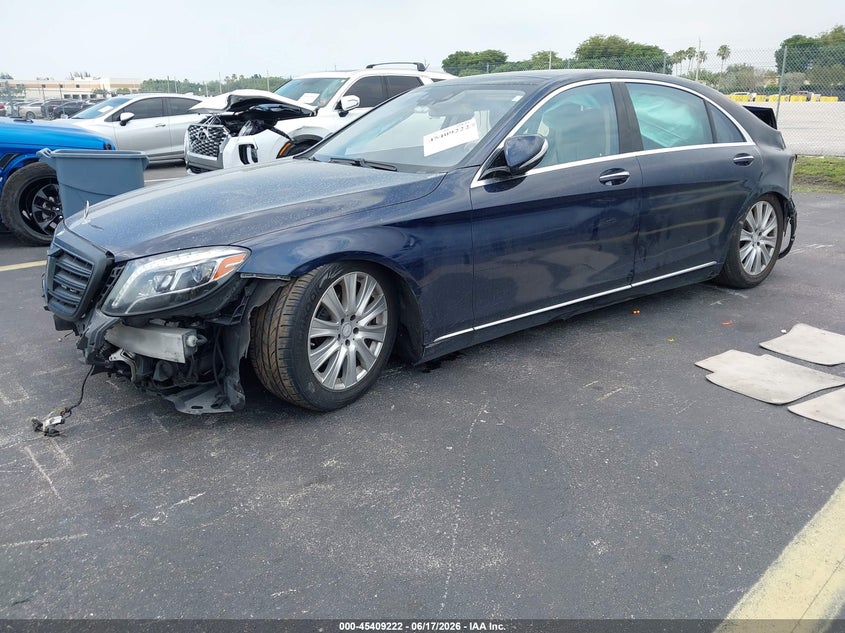 2014 Mercedes-benz VIN WDDUG8FB1EA061708 IAAI salvage auction — FRONT & REAR, Salvage Title, sold $2,850 on 2026-07-30 (photo 2)