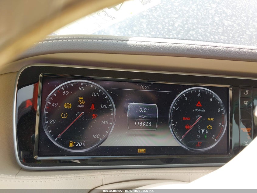 2014 Mercedes-benz VIN WDDUG8FB1EA061708 IAAI salvage auction — FRONT & REAR, Salvage Title, sold $2,850 on 2026-07-30 (photo 7)