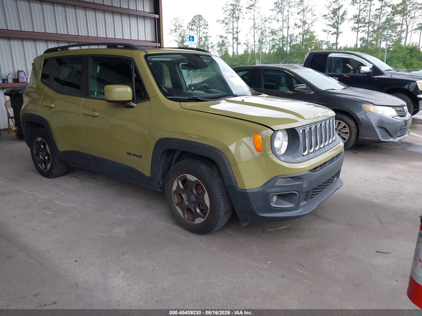 2015 Jeep Renegade VIN ZACCJABH5FPB80971 IAAI salvage auction — NORMAL WEAR, Clear (Florida), sold $775 on 2026-07-14 (photo 1)