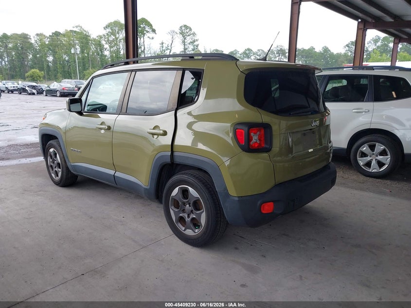 2015 Jeep Renegade VIN ZACCJABH5FPB80971 IAAI salvage auction — NORMAL WEAR, Clear (Florida), sold $775 on 2026-07-14 (photo 3)