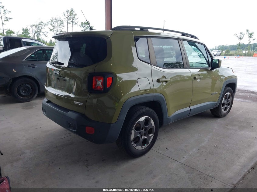 2015 Jeep Renegade VIN ZACCJABH5FPB80971 IAAI salvage auction — NORMAL WEAR, Clear (Florida), sold $775 on 2026-07-14 (photo 4)