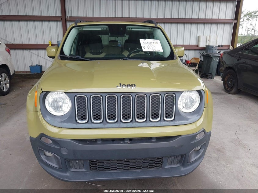 2015 Jeep Renegade VIN ZACCJABH5FPB80971 IAAI salvage auction — NORMAL WEAR, Clear (Florida), sold $775 on 2026-07-14 (photo 6)