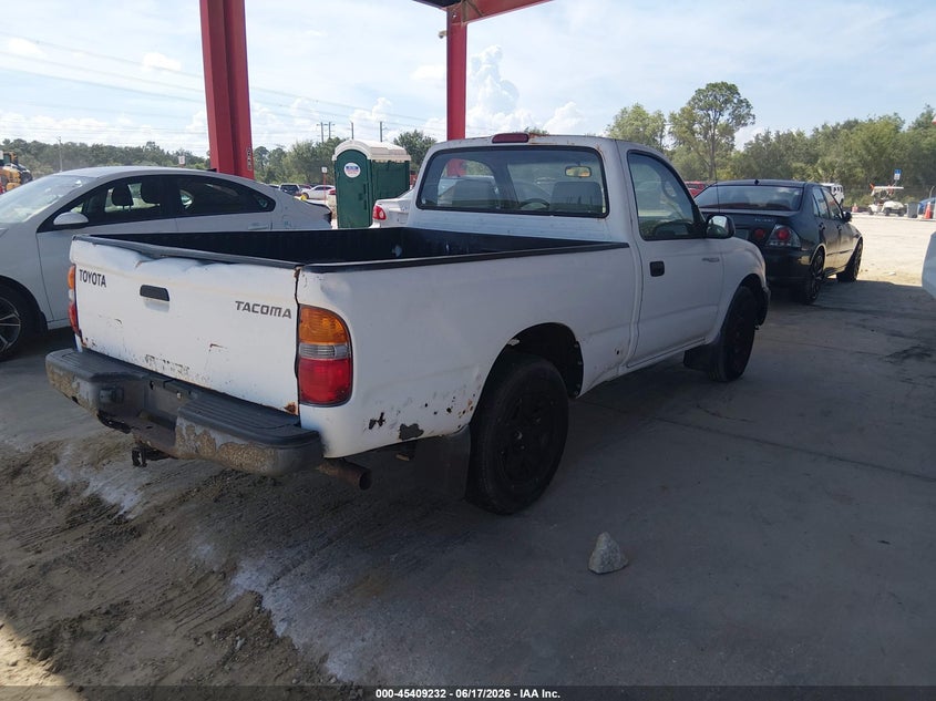 2003 Toyota Tacoma VIN 5TENL42NX3Z266532 IAAI salvage auction — NORMAL WEAR, Clear (Florida), sold $2,450 on 2026-07-14 (photo 4)