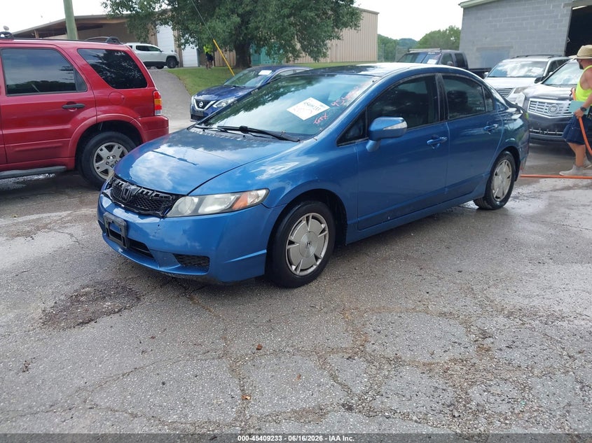 2009 Honda Civic hybrid VIN JHMFA362X9S015848 IAAI salvage auction — NORMAL WEAR, Clear (Tennessee), sold $300 on 2026-07-22 (photo 2)
