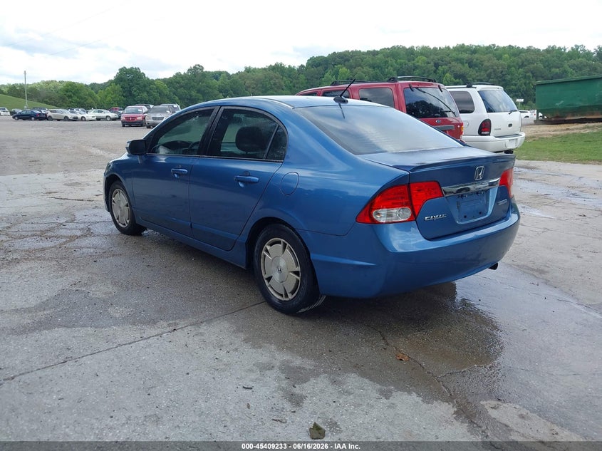 2009 Honda Civic hybrid VIN JHMFA362X9S015848 IAAI salvage auction — NORMAL WEAR, Clear (Tennessee), sold $300 on 2026-07-22 (photo 3)