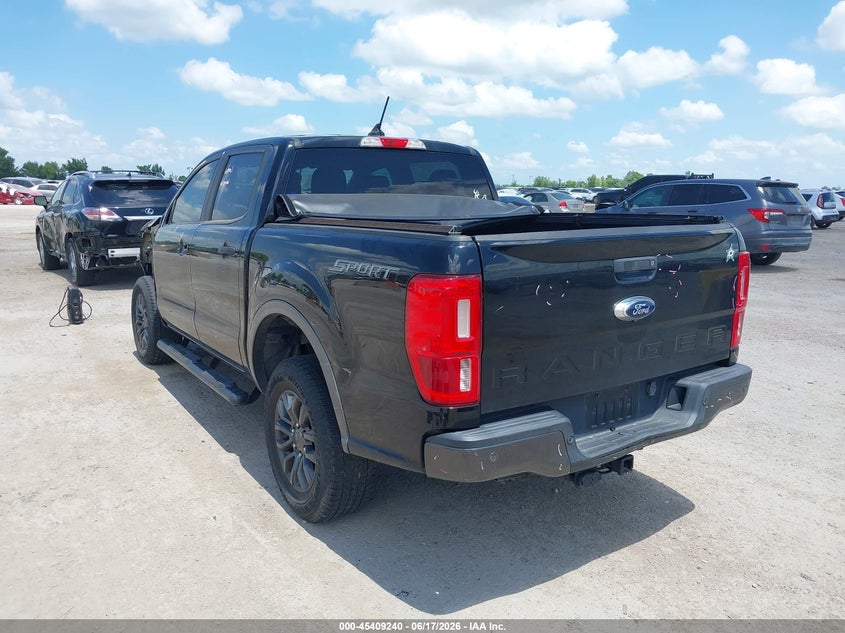 2020 Ford Ranger VIN 1FTER4EH9LLA88177 IAAI salvage auction — FRONT END, Salvage (Texas), sold $6,300 on 2026-07-29 (photo 3)