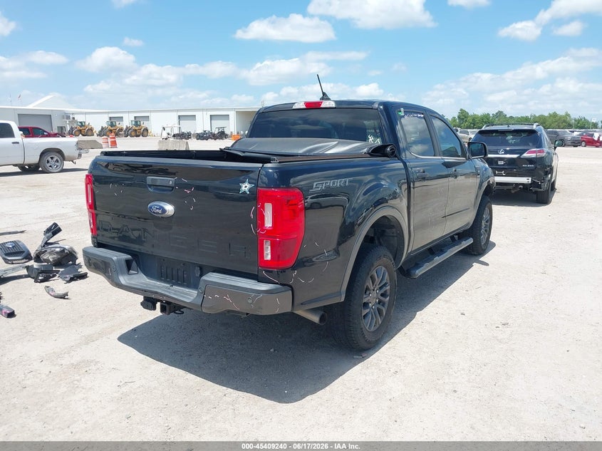 2020 Ford Ranger VIN 1FTER4EH9LLA88177 IAAI salvage auction — FRONT END, Salvage (Texas), sold $6,300 on 2026-07-29 (photo 4)