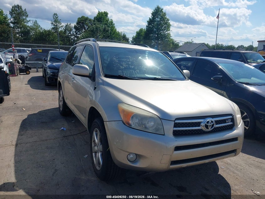 2008 Toyota Rav4 VIN JTMBK31VX86043896 IAAI salvage auction — LEFT REAR, Salvage (North Carolina), sold $1,125 on 2026-07-15 (photo 1)