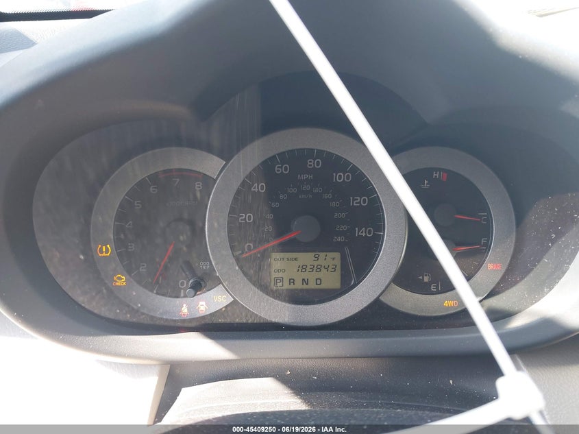 2008 Toyota Rav4 VIN JTMBK31VX86043896 IAAI salvage auction — LEFT REAR, Salvage (North Carolina), sold $1,125 on 2026-07-15 (photo 7)