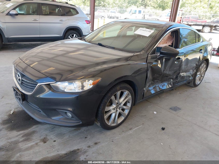 2015 Mazda 6 VIN JM1GJ1V58F1203694 IAAI salvage auction — LEFT SIDE, Bill Of Sale (Washington), sold $725 on 2026-07-15 (photo 2)