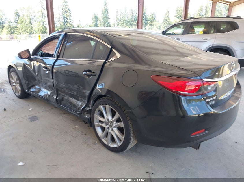 2015 Mazda 6 VIN JM1GJ1V58F1203694 IAAI salvage auction — LEFT SIDE, Bill Of Sale (Washington), sold $725 on 2026-07-15 (photo 3)