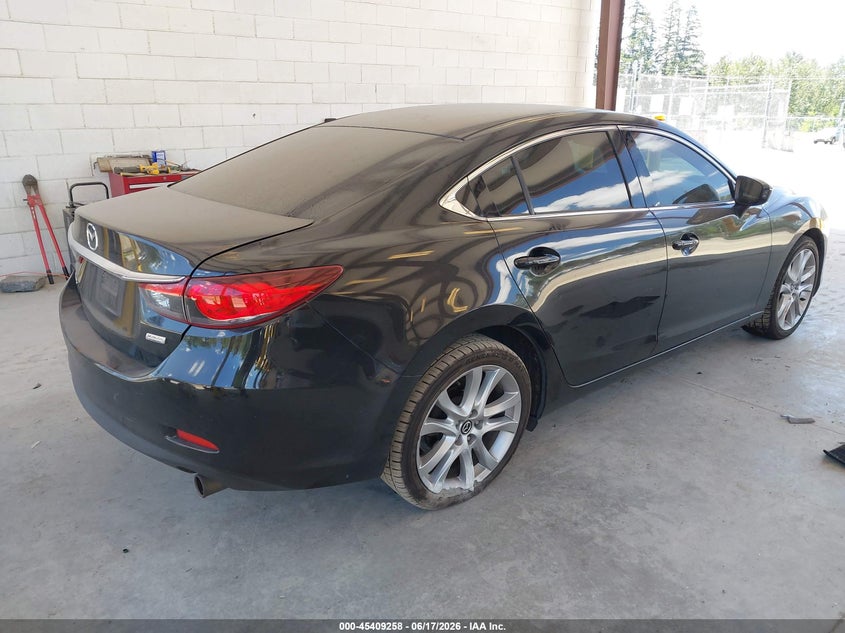 2015 Mazda 6 VIN JM1GJ1V58F1203694 IAAI salvage auction — LEFT SIDE, Bill Of Sale (Washington), sold $725 on 2026-07-15 (photo 4)