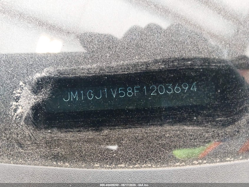 2015 Mazda 6 VIN JM1GJ1V58F1203694 IAAI salvage auction — LEFT SIDE, Bill Of Sale (Washington), sold $725 on 2026-07-15 (photo 9)