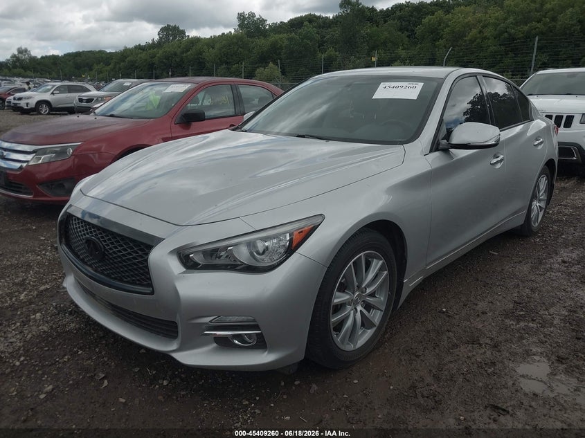 2016 Infiniti Q50 VIN JN1EV7AR9GM342534 IAAI salvage auction — NORMAL WEAR, Clear (Illinois), sold $1,275 on 2026-07-29 (photo 6)