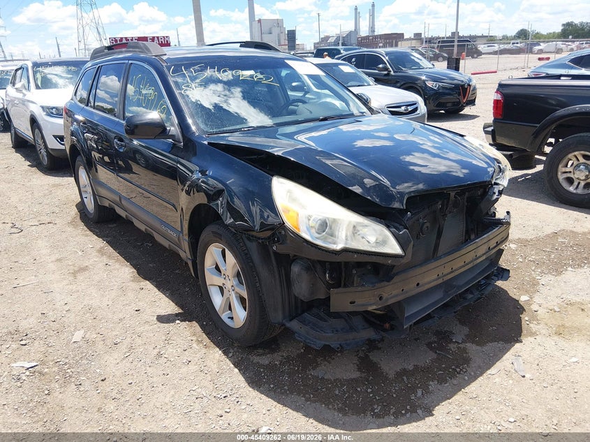 2014 Subaru Outback VIN 4S4BRCLC7E3306734 IAAI salvage auction — FRONT END, Clear (Indiana), sold $1,050 on 2026-07-29 (photo 1)