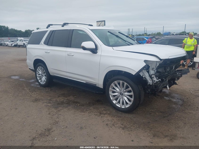 2024 Cadillac Escalade VIN 1GYS3AKL5RR370845 IAAI salvage auction — FRONT END, Salvage (Arkansas), sold $12,500 on 2026-07-29 (photo 1)