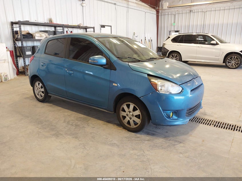 2015 Mitsubishi Mirage VIN ML32A4HJ0FH054308 IAAI salvage auction — UNKNOWN, Salvage (Utah), sold $375 on 2026-07-20 (photo 1)