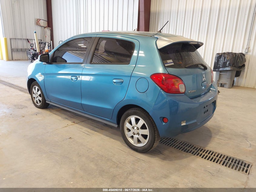 2015 Mitsubishi Mirage VIN ML32A4HJ0FH054308 IAAI salvage auction — UNKNOWN, Salvage (Utah), sold $375 on 2026-07-20 (photo 3)