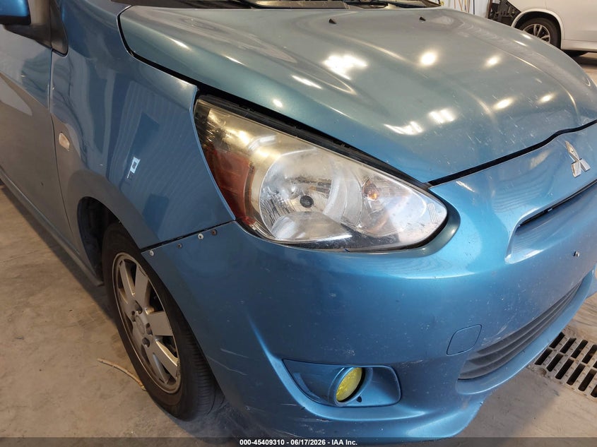 2015 Mitsubishi Mirage VIN ML32A4HJ0FH054308 IAAI salvage auction — UNKNOWN, Salvage (Utah), sold $375 on 2026-07-20 (photo 6)