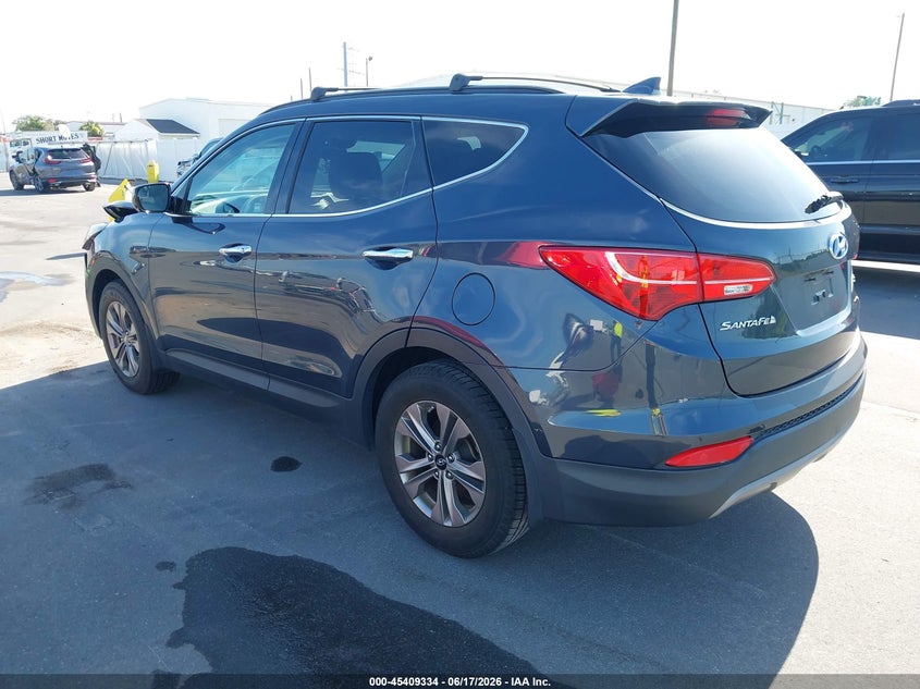 2015 Hyundai Santa fe VIN 5XYZU3LB7FG288063 IAAI salvage auction — FRONT END, Rebuildable (Florida), sold $2,300 on 2026-07-06 (photo 3)