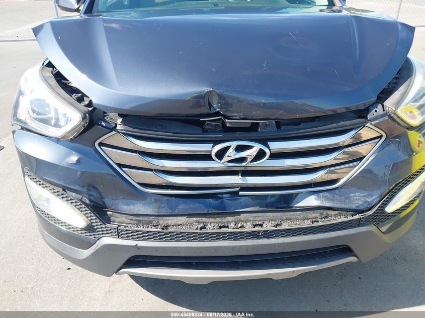 2015 Hyundai Santa fe VIN 5XYZU3LB7FG288063 IAAI salvage auction — FRONT END, Rebuildable (Florida), sold $2,300 on 2026-07-06 (photo 6)