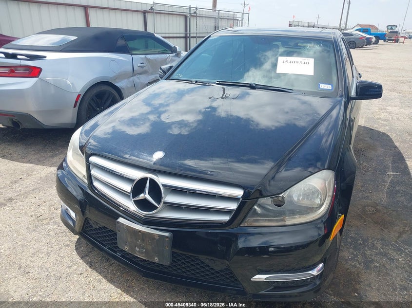 2013 Mercedes-benz C class VIN WDDGF4HB4DA801515 IAAI salvage auction — NORMAL WEAR, Original (Texas), sold $900 on 2026-07-14 (photo 6)
