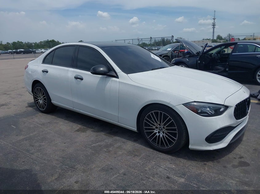 2022 Mercedes-benz C-klasse VIN W1KAF4HB1NR050866 IAAI salvage auction — WATER/FLOOD, Salvage Title, sold $9,100 on 2026-07-30 (photo 1)