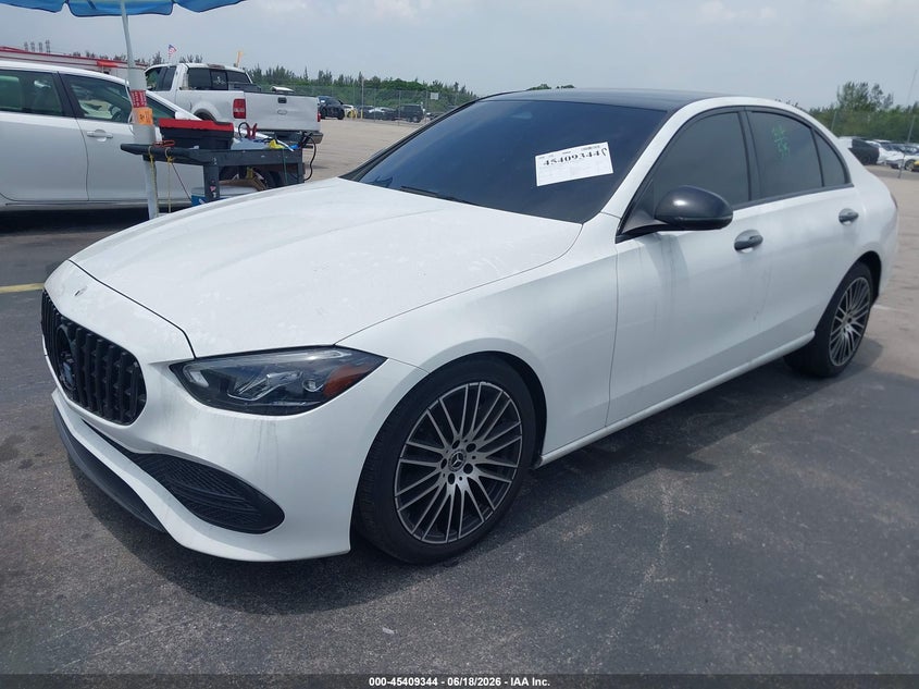 2022 Mercedes-benz C-klasse VIN W1KAF4HB1NR050866 IAAI salvage auction — WATER/FLOOD, Salvage Title, sold $9,100 on 2026-07-30 (photo 2)