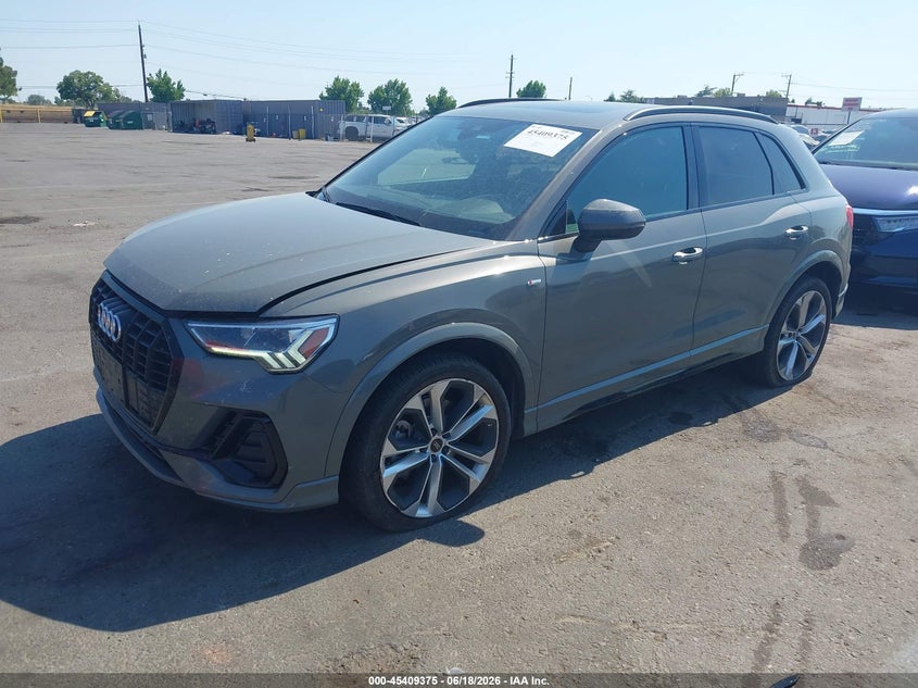 2021 Audi Q3 VIN WA1EECF3XM1011026 IAAI salvage auction — UNKNOWN, Salvage Title, sold $4,450 on 2026-07-29 (photo 2)
