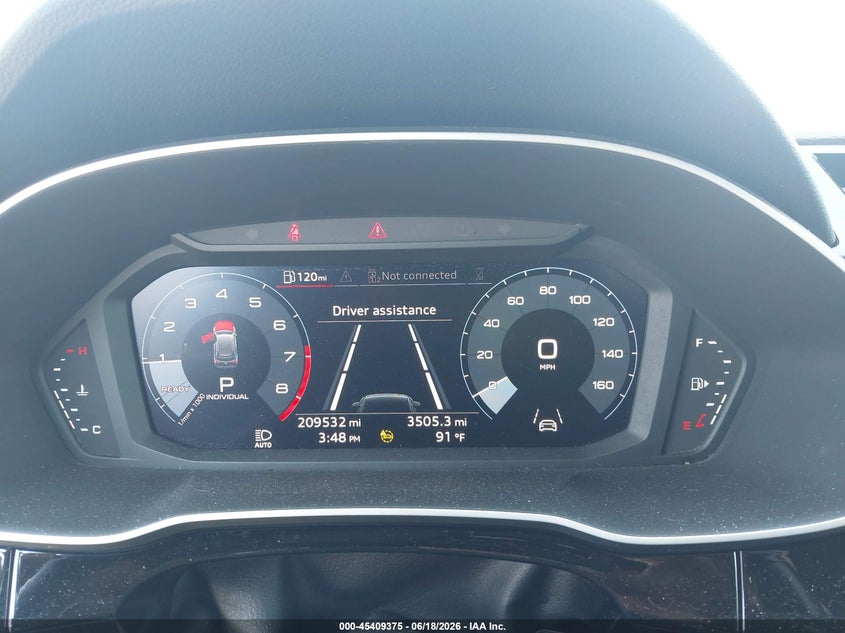 2021 Audi Q3 VIN WA1EECF3XM1011026 IAAI salvage auction — UNKNOWN, Salvage Title, sold $4,450 on 2026-07-29 (photo 7)