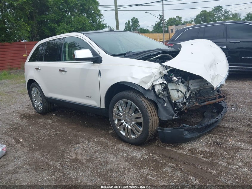 2010 Lincoln Mkx VIN 2LMDJ8JC4ABJ10894 IAAI salvage auction — FRONT END, Clear (Michigan), sold $400 on 2026-07-09 (photo 1)