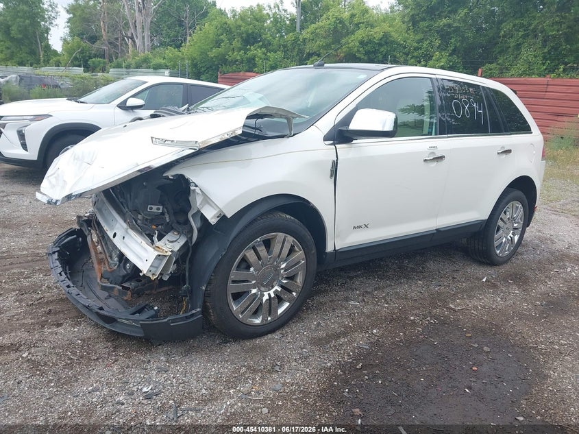 2010 Lincoln Mkx VIN 2LMDJ8JC4ABJ10894 IAAI salvage auction — FRONT END, Clear (Michigan), sold $400 on 2026-07-09 (photo 2)