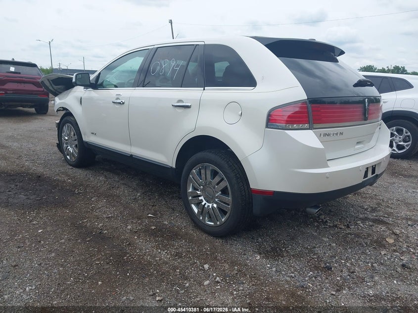 2010 Lincoln Mkx VIN 2LMDJ8JC4ABJ10894 IAAI salvage auction — FRONT END, Clear (Michigan), sold $400 on 2026-07-09 (photo 3)