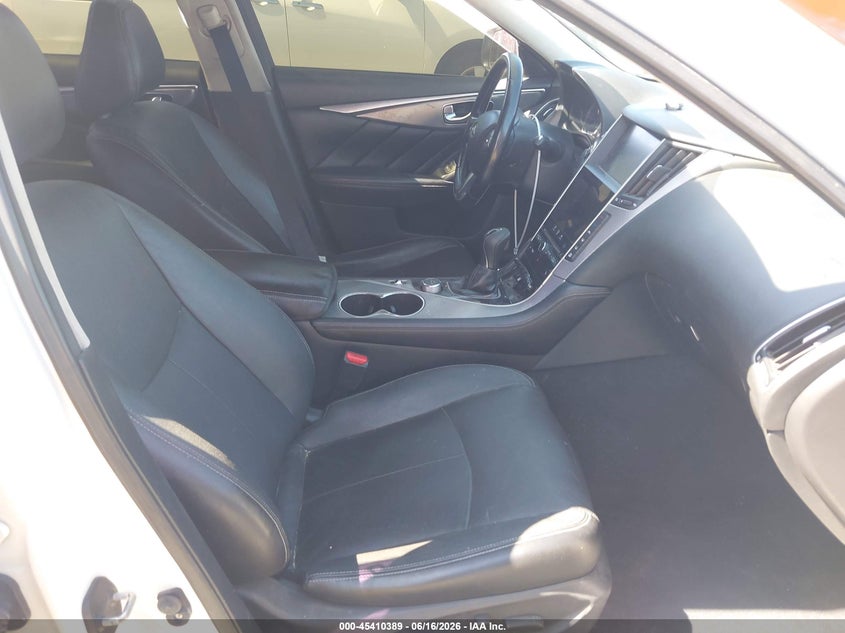 2015 Infiniti Q50 VIN JN1AV7AP5FM790734 IAAI salvage auction — LEFT FRONT, Salvage (California), sold $1,050 on 2026-07-28 (photo 5)