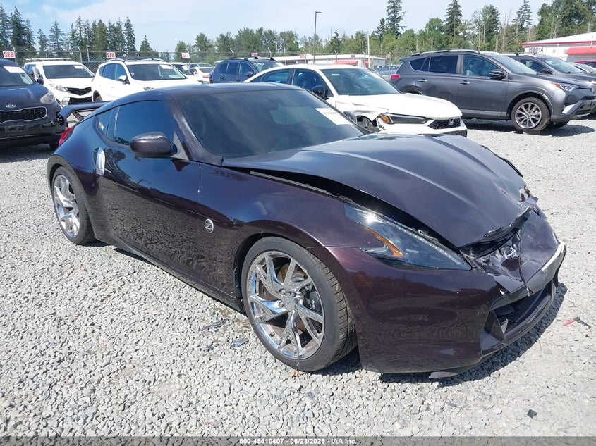 2012 Nissan 370z VIN JN1AZ4EH2CM563065 IAAI salvage auction — FRONT END, Bill Of Sale (Washington), sold $5,100 on 2026-07-29 (photo 1)