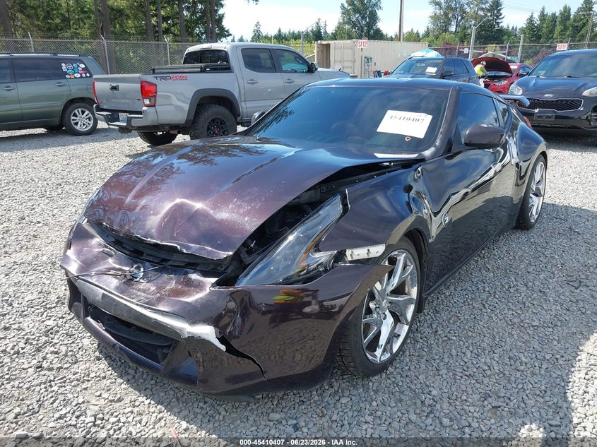 2012 Nissan 370z VIN JN1AZ4EH2CM563065 IAAI salvage auction — FRONT END, Bill Of Sale (Washington), sold $5,100 on 2026-07-29 (photo 2)