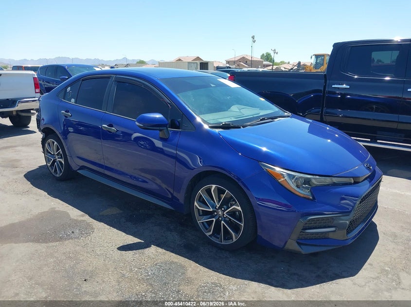 2020 Toyota Corolla VIN 5YFS4RCEXLP040881 IAAI salvage auction — LEFT REAR, Salvage (Arizona), sold $6,900 on 2026-07-28 (photo 1)