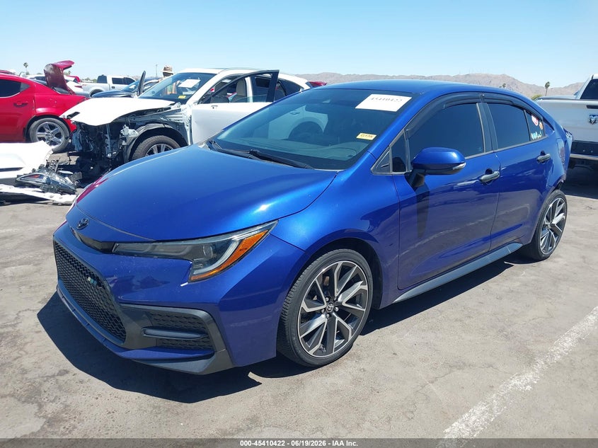 2020 Toyota Corolla VIN 5YFS4RCEXLP040881 IAAI salvage auction — LEFT REAR, Salvage (Arizona), sold $6,900 on 2026-07-28 (photo 2)