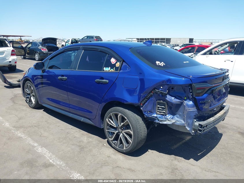 2020 Toyota Corolla VIN 5YFS4RCEXLP040881 IAAI salvage auction — LEFT REAR, Salvage (Arizona), sold $6,900 on 2026-07-28 (photo 3)