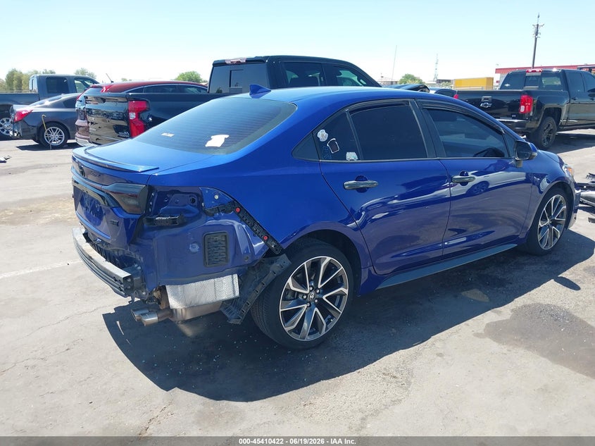 2020 Toyota Corolla VIN 5YFS4RCEXLP040881 IAAI salvage auction — LEFT REAR, Salvage (Arizona), sold $6,900 on 2026-07-28 (photo 4)