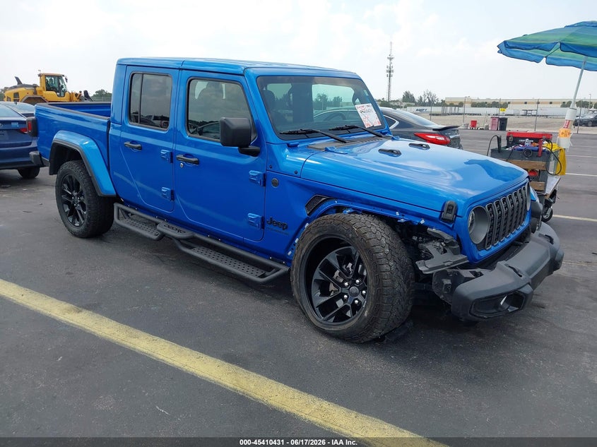 2025 Jeep Gladiator VIN 1C6PJTAG4SL503452 IAAI salvage auction — SUSPENSION, Salvage Title, sold $14,200 on 2026-08-28 (photo 1)