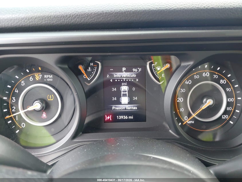 2025 Jeep Gladiator VIN 1C6PJTAG4SL503452 IAAI salvage auction — SUSPENSION, Salvage Title, sold $14,200 on 2026-08-28 (photo 7)