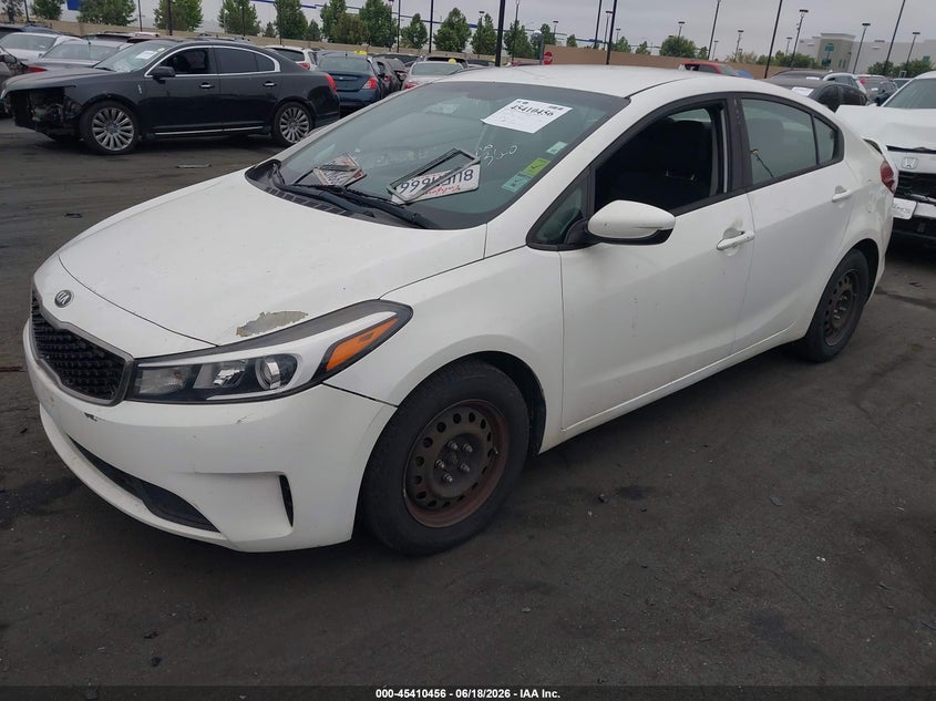 2017 Kia Forte VIN 3KPFK4A75HE012378 IAAI salvage auction — REAR END, Salvage Title, sold $1,925 on 2026-07-10 (photo 2)