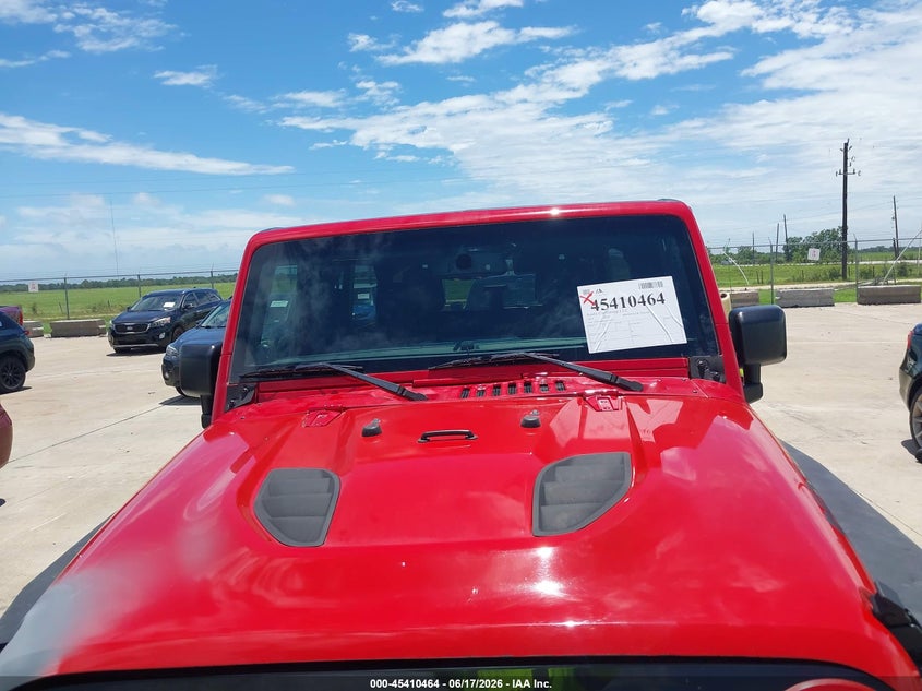 2014 Jeep Wrangler unlimited VIN 1C4HJWDG0EL295245 IAAI salvage auction — RIGHT FRONT, Clear (Texas), sold $7,900 on 2026-07-24 (photo 6)