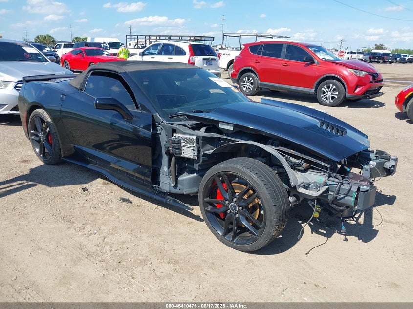2015 Chevrolet Corvette VIN 1G1YD3D78F5107530 — IAAI salvage auction photo