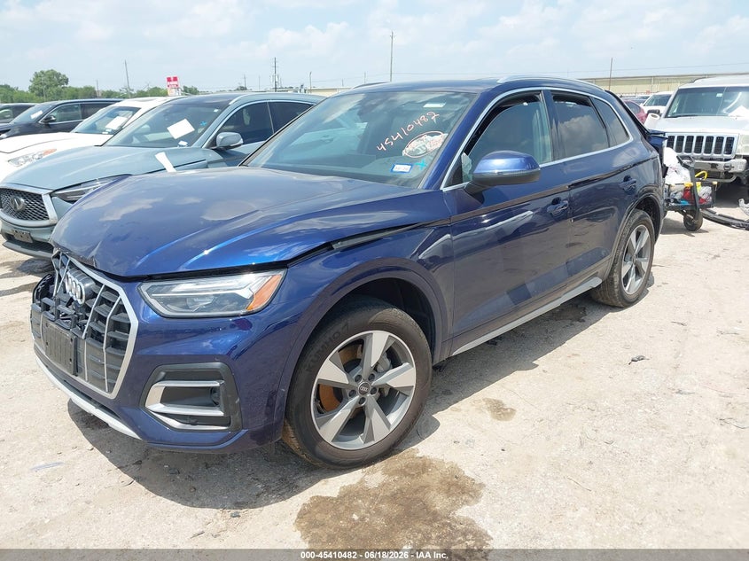2023 Audi Q5 VIN WA1BBAFY4P2171185 IAAI salvage auction — REAR END, Salvage (Texas), sold $6,400 on 2026-07-22 (photo 2)