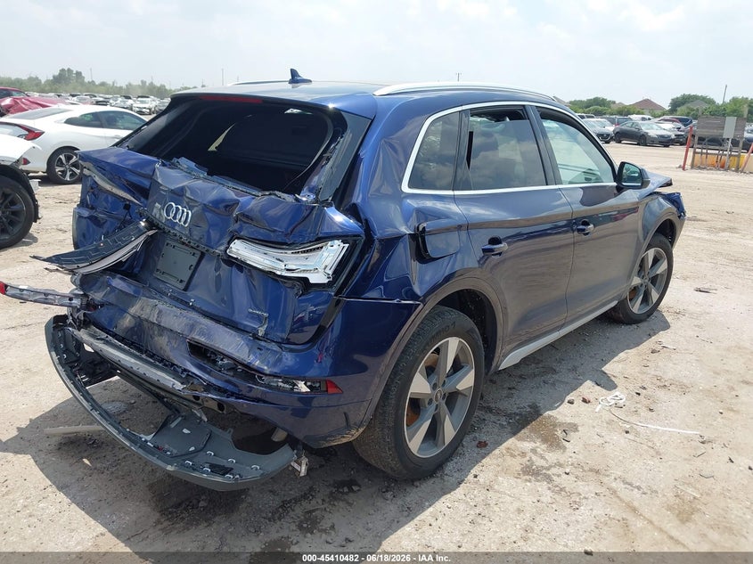 2023 Audi Q5 VIN WA1BBAFY4P2171185 IAAI salvage auction — REAR END, Salvage (Texas), sold $6,400 on 2026-07-22 (photo 4)