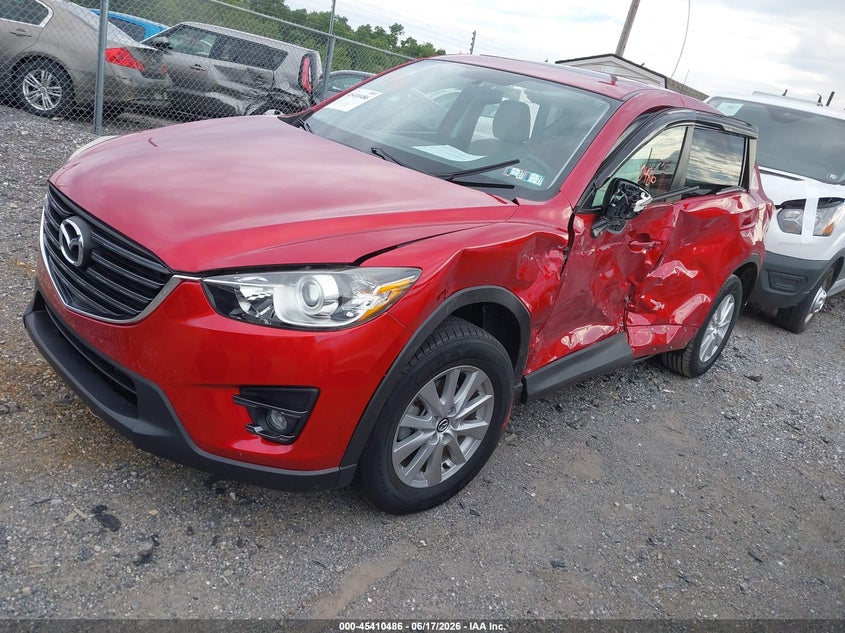 2016 Mazda Cx-5 VIN JM3KE4CY1G0803470 IAAI salvage auction — LEFT SIDE, Salvage (Pennsylvania), sold $3,050 on 2026-07-08 (photo 2)