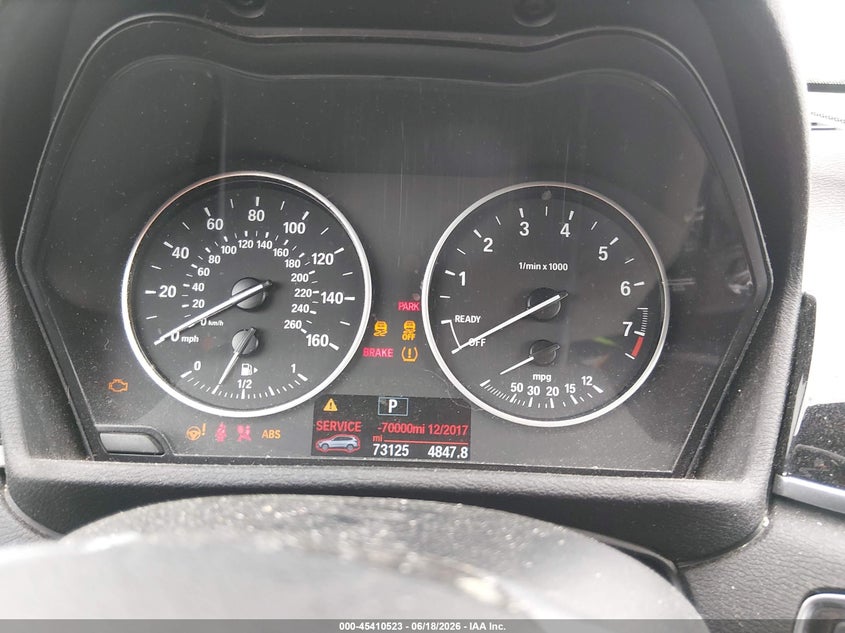 2016 BMW X1 VIN WBXHT3C37G5E49096 IAAI salvage auction — FRONT END, Salvage Title, sold $3,600 on 2026-07-31 (photo 7)